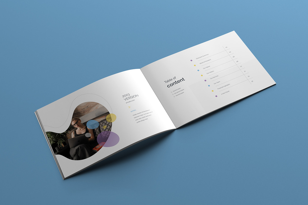 Company Profile Landscape, a Brochure Template by WOWPro (Photo 2 of 10)