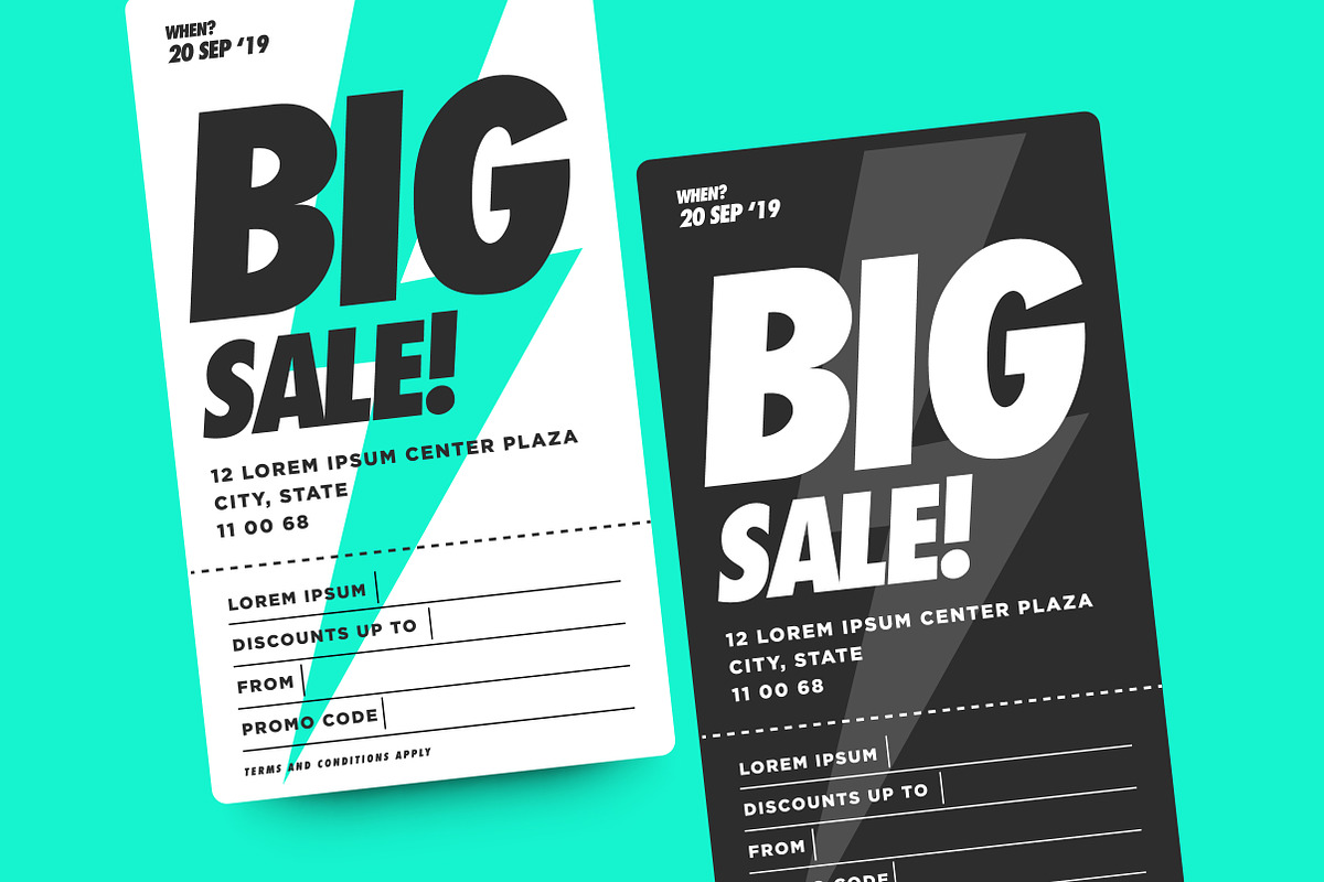 Set of Sale and Discount Banners, a Flyer Template by Orange Graphics (Photo 1 of 6)