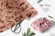 Homestead Linocut Patterns & Motifs, a Pattern Graphic by Zeesi Design Garden (Thumbnail 5 of 11)