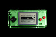 Retro Gaming Console Mockup, a Device Mockup by Design Squad (Thumbnail 1 of 4)