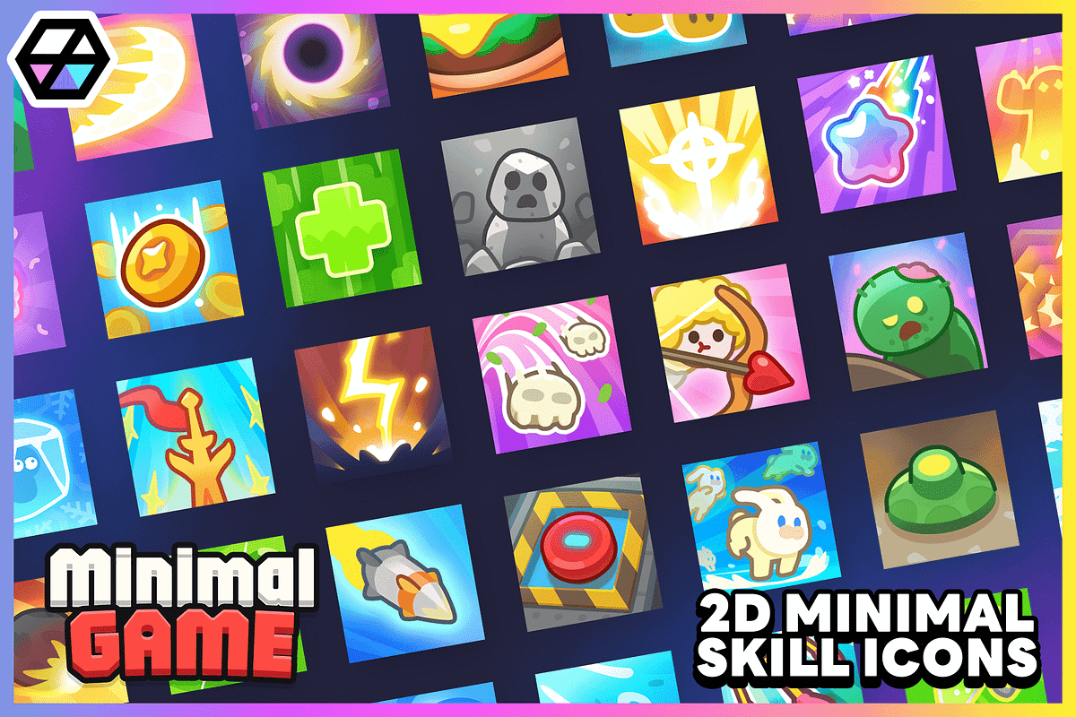 2D Minimal - Skill Icons, an Object Graphic by LAYERLAB (Photo 1 of 7)