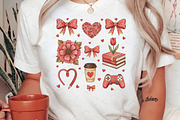 Teacher Valentine Coquette Shirt Des, a Graphic by Libby Wishes (Thumbnail 2 of 7)