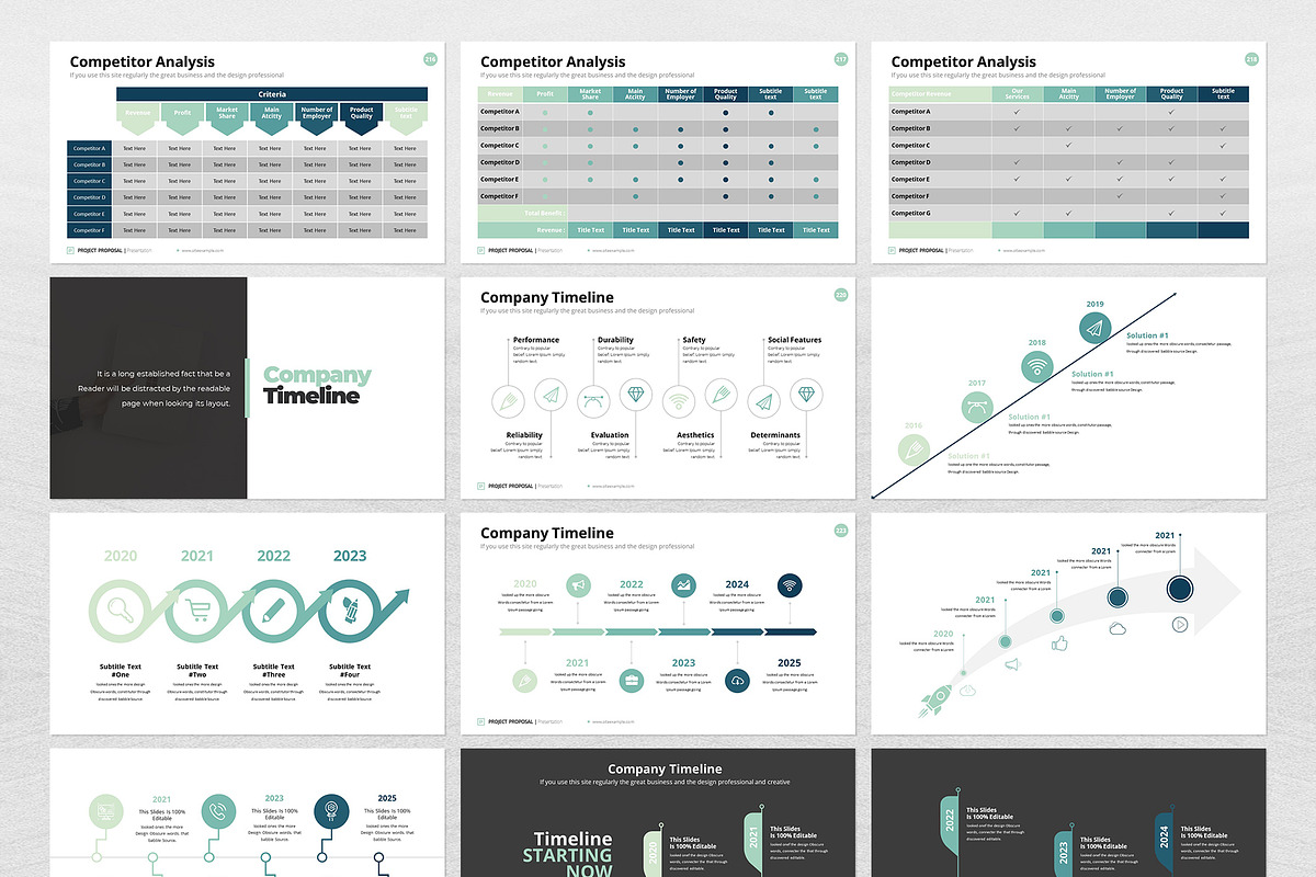 Project Proposal Keynote Template, a Presentation Template by WhiteGraphic (Photo 9 of 13)