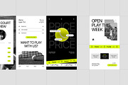 Padel Community Instagram Pack, a Social Media Template by fakhroo (Thumbnail 4 of 5)