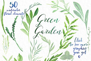 Green garden. Watercolors collection, a Decorative Illustration by LABFcreations (Thumbnail 4 of 7)