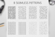 Fine Liner Brushes for Procreate, a Brush Add-On by Disyukov (Thumbnail 6 of 7)