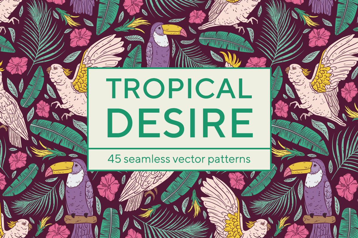Tropical desire patterns, a Pattern Graphic by Piñata (Photo 17 of 17)