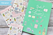 Cozy stickers, an Illustration by Anastasia Timosch (Thumbnail 3 of 3)