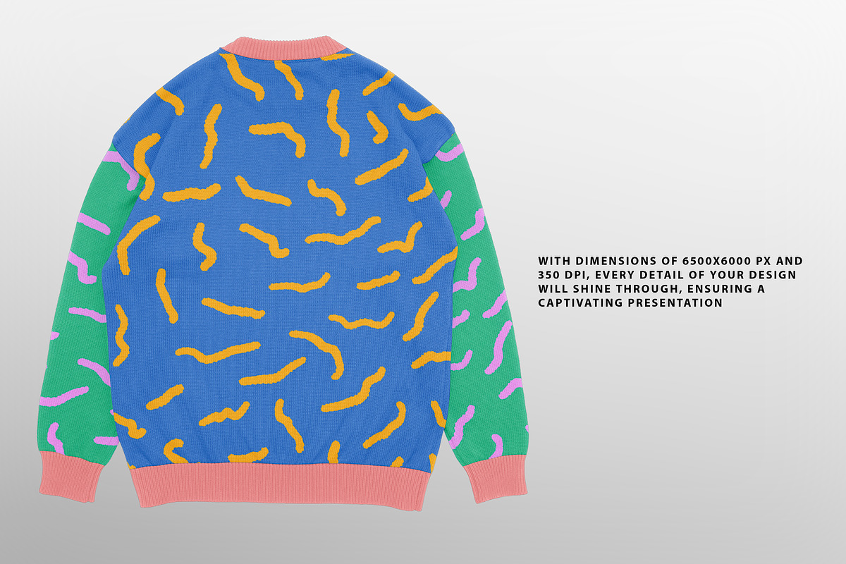 Realistic Knitted Crewneck Mockup 2, an Apparel Mockup by Uncentrifuged Pressure (Photo 5 of 12)