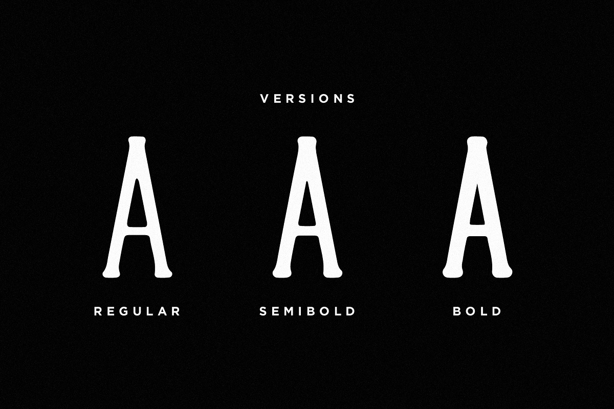 Vintage Trio Font Bundle, a Serif Font by Mikhail Fukurou (Photo 13 of 13)