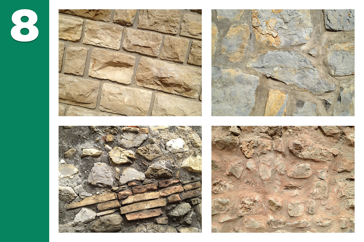 8 Brick Textures preview 2