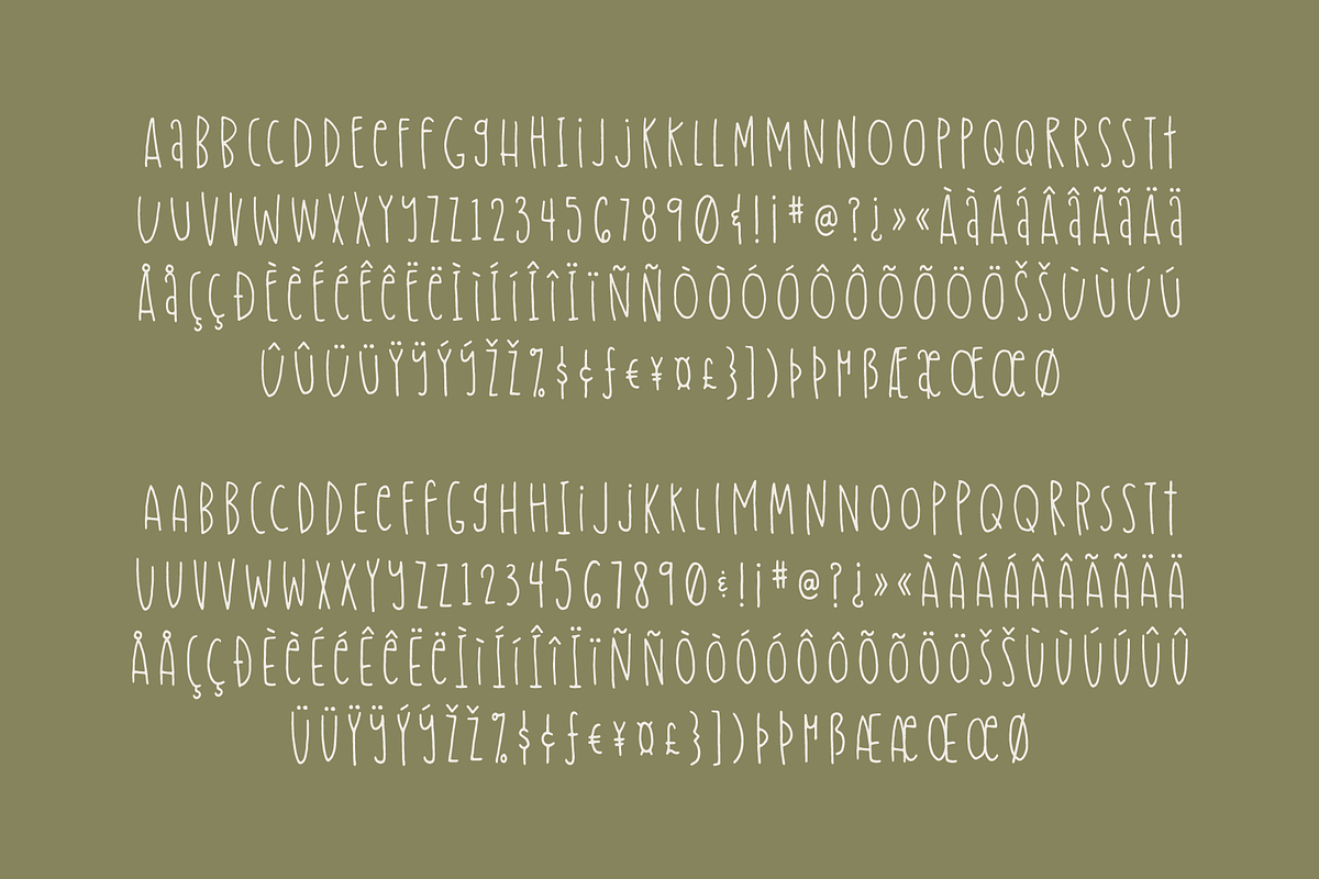 Main Street Bungalow Font, a Sans Serif Font by Denise Chandler (Photo 6 of 7)