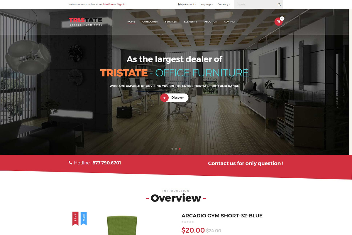 Magento Office Furniture, a Websites & App Template by Puzzthemes (Photo 3 of 3)