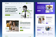 Business and Finance WordPress Theme, a WordPress Template by FleexStudio (Thumbnail 2 of 3)