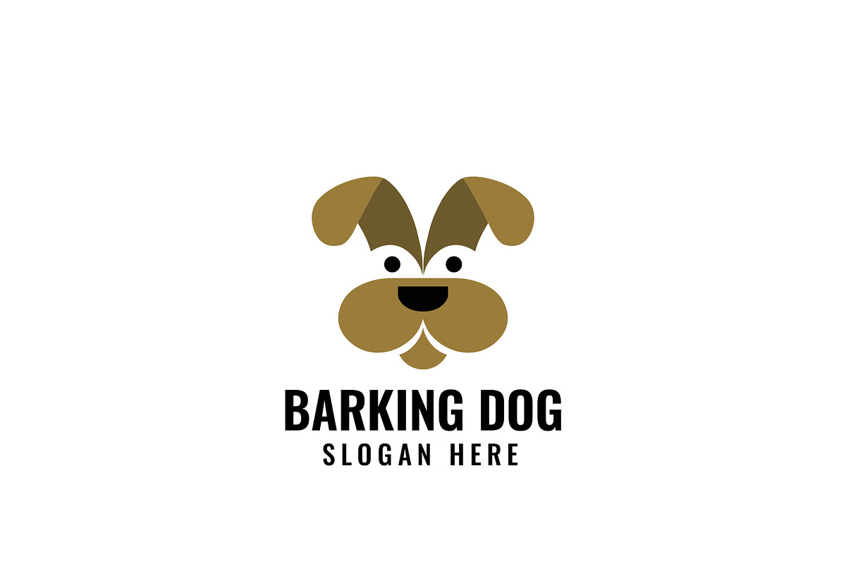 Modern Barking Dog Logo Template, a Branding & Logo Template by HueNestify (Photo 1 of 3)