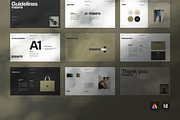 Maxro | Brand Guideline Template, a Presentation Template by Creatiya Type (Thumbnail 9 of 11)