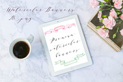 Watercolor banners clip art, a Texture Illustration by LABFcreations (Thumbnail 2 of 3)