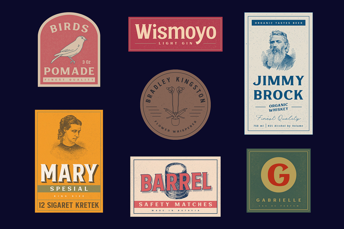 Beclave - Vintage Typeface preview 3