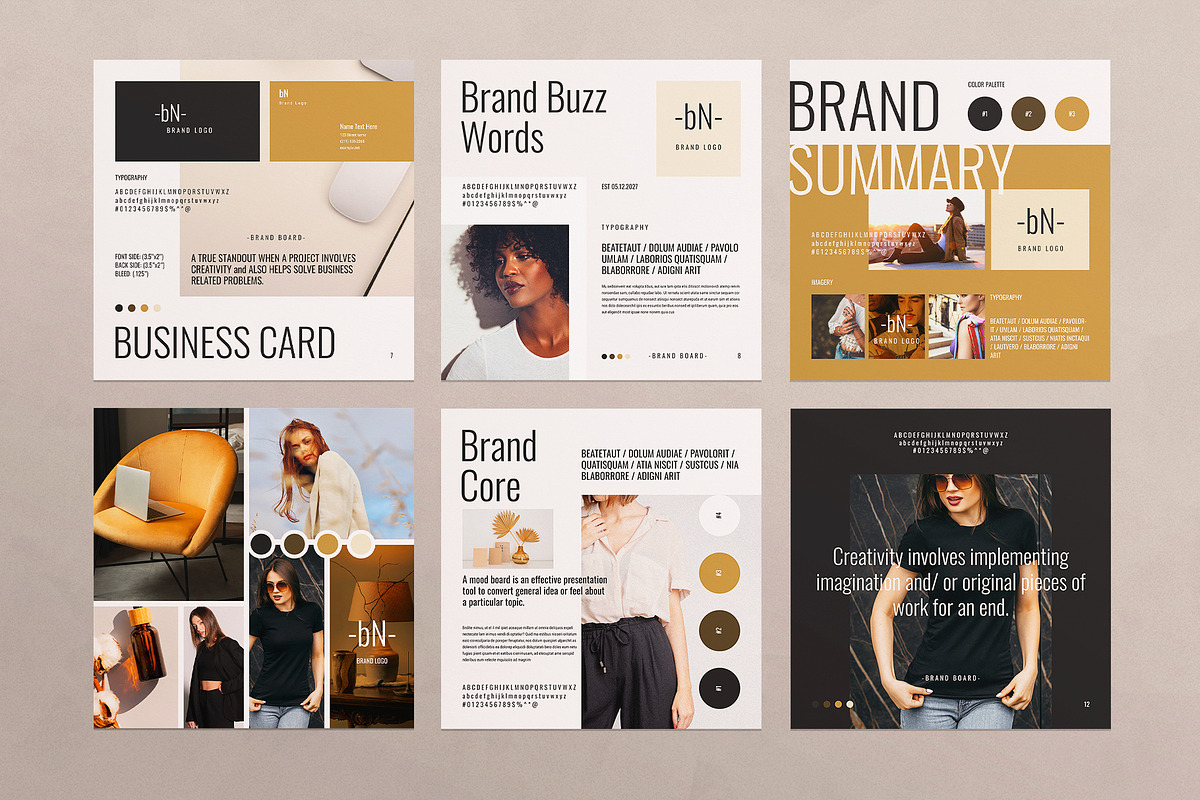 Brand & Mood Board Social Media Post, a Social Media Template by TemplatesForest (Photo 3 of 4)