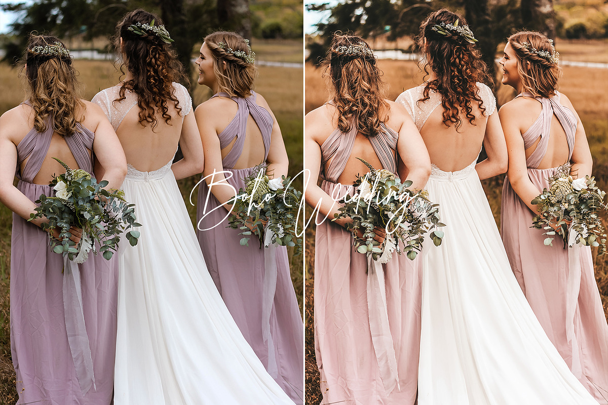 Boho Wedding Lightroom Presets Pack, an Action Add-On by PixelHive Pro (Photo 8 of 19)