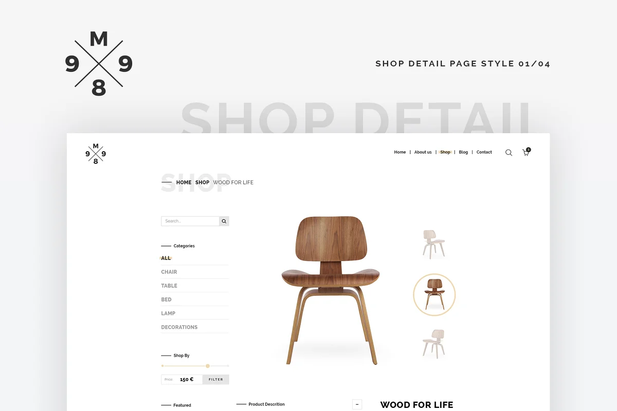 M989 Website Template Design UI Kit, an App Template by Capi Product (Photo 7 of 18)