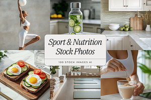 Sport & Nutrition Stock Photo Bundle, a Food & Drink Photo by ZenSocialDesigns