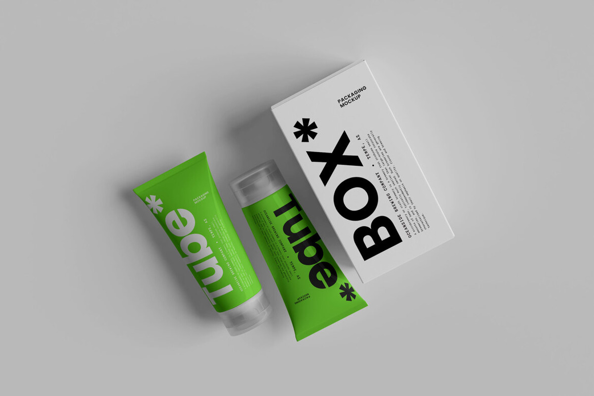 Cosmetic Tube Mockup, a Packaging Mockup by MA-KING_ART (Photo 2 of 2)