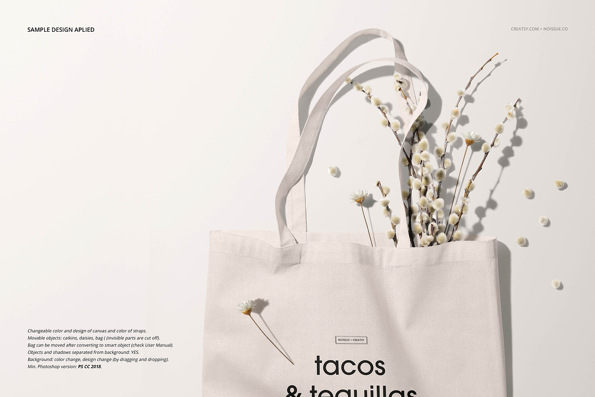 Noissue Tote Bag Mockup Bundle, a Packaging Mockup by creatsy5 (Photo 10 of 67)