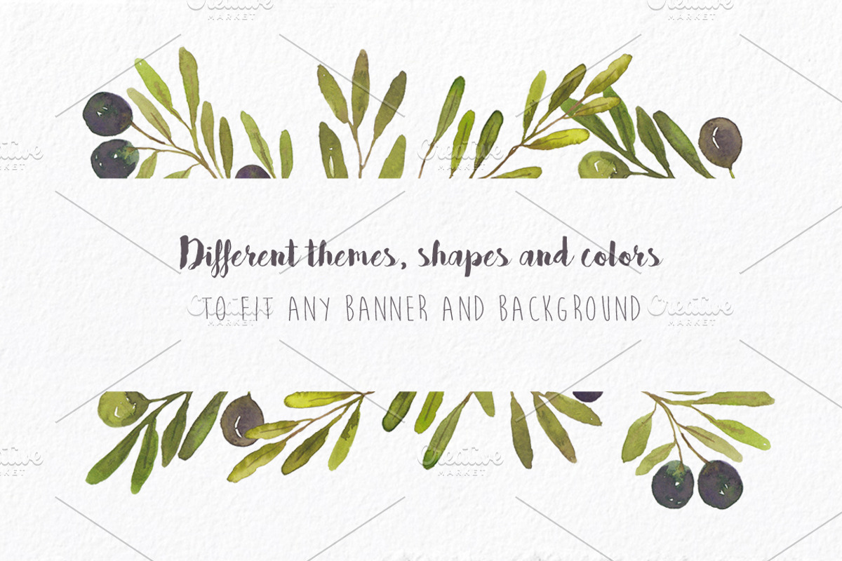 Embellished Frames: flowers & leaves, a Decorative Illustration by MaraquelaStudio (Photo 5 of 8)