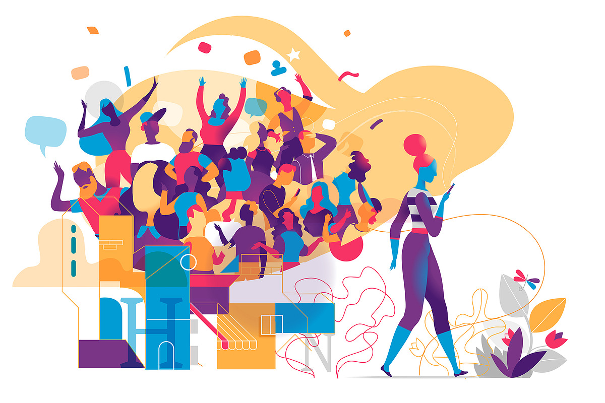 People Party Time, a Person Illustration by Hurcastock! (Photo 3 of 9)