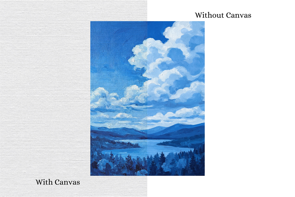 Procreate Linen Oil Paint Canvas, a Layer Style Add-On by Wicked Creative (Photo 4 of 7)