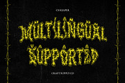 CS Reaper – Black Metal Font, a Blackletter Font by Craft Supply Co. (Thumbnail 6 of 8)