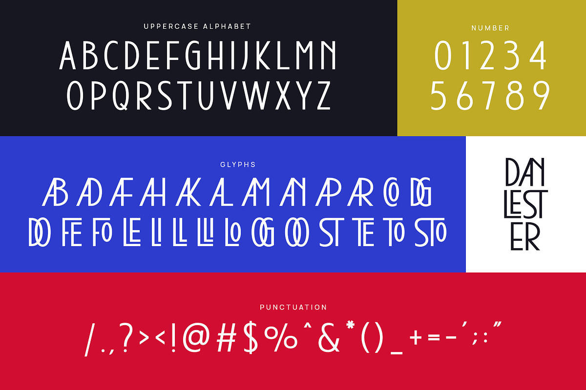 Danlester - Modern Ligature Sans, a Sans Serif Font by Typeformers (Photo 5 of 5)