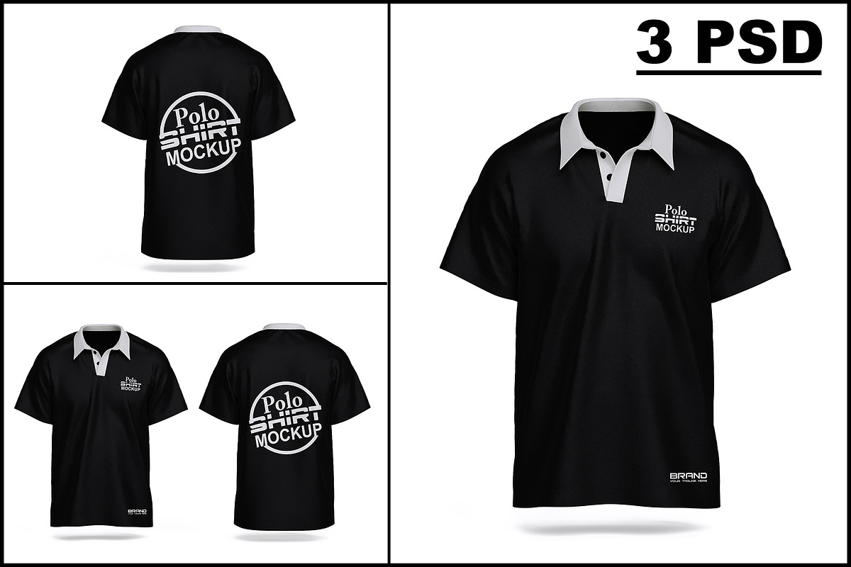 Polo T-Shirt Mockup, an Apparel Mockup by mockupbuys (Photo 1 of 7)