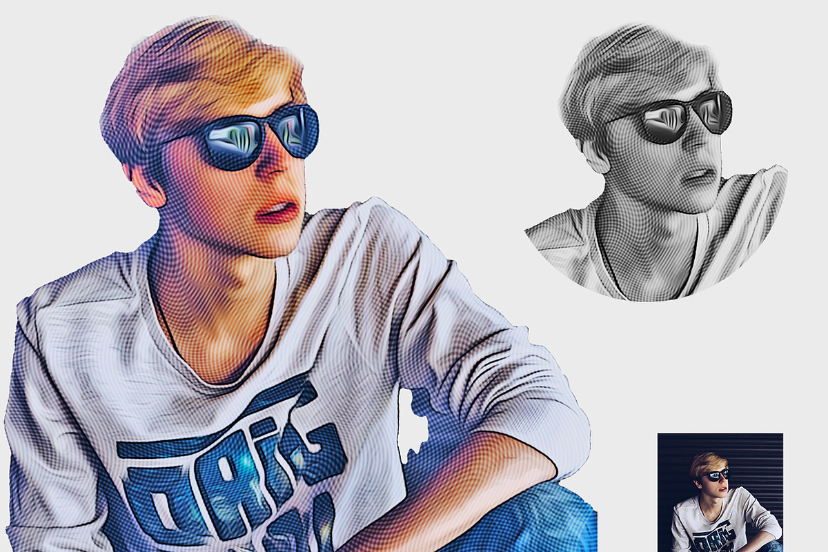 Engrave Photoshop Action, an Action Add-On by Studio Retouch (Photo 4 of 12)