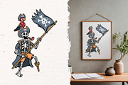 Skull pirate 10 vector illustrations, a Person Illustration by gunaonedesign (Thumbnail 6 of 7)