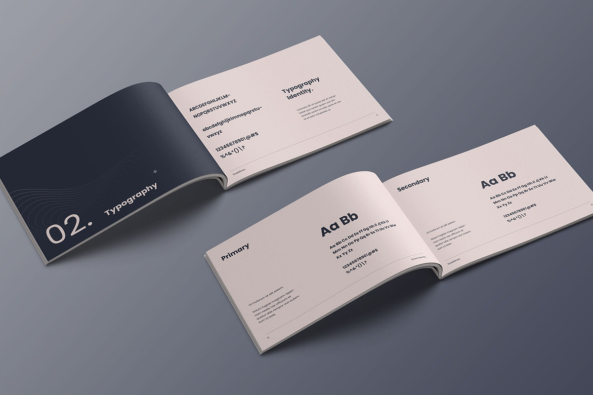 Minimalist Brand Guidelines - Tropo, a Brochure Template by fakhroo (Photo 7 of 11)