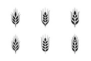 Rustic Wheat Silhouette Design, an Illustration by hafijul (Thumbnail 9 of 9)