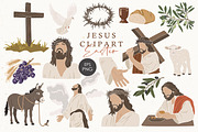 Christian cliparts bundle, a Person Illustration by ⋒DesignECShop⋒ (Thumbnail 4 of 9)