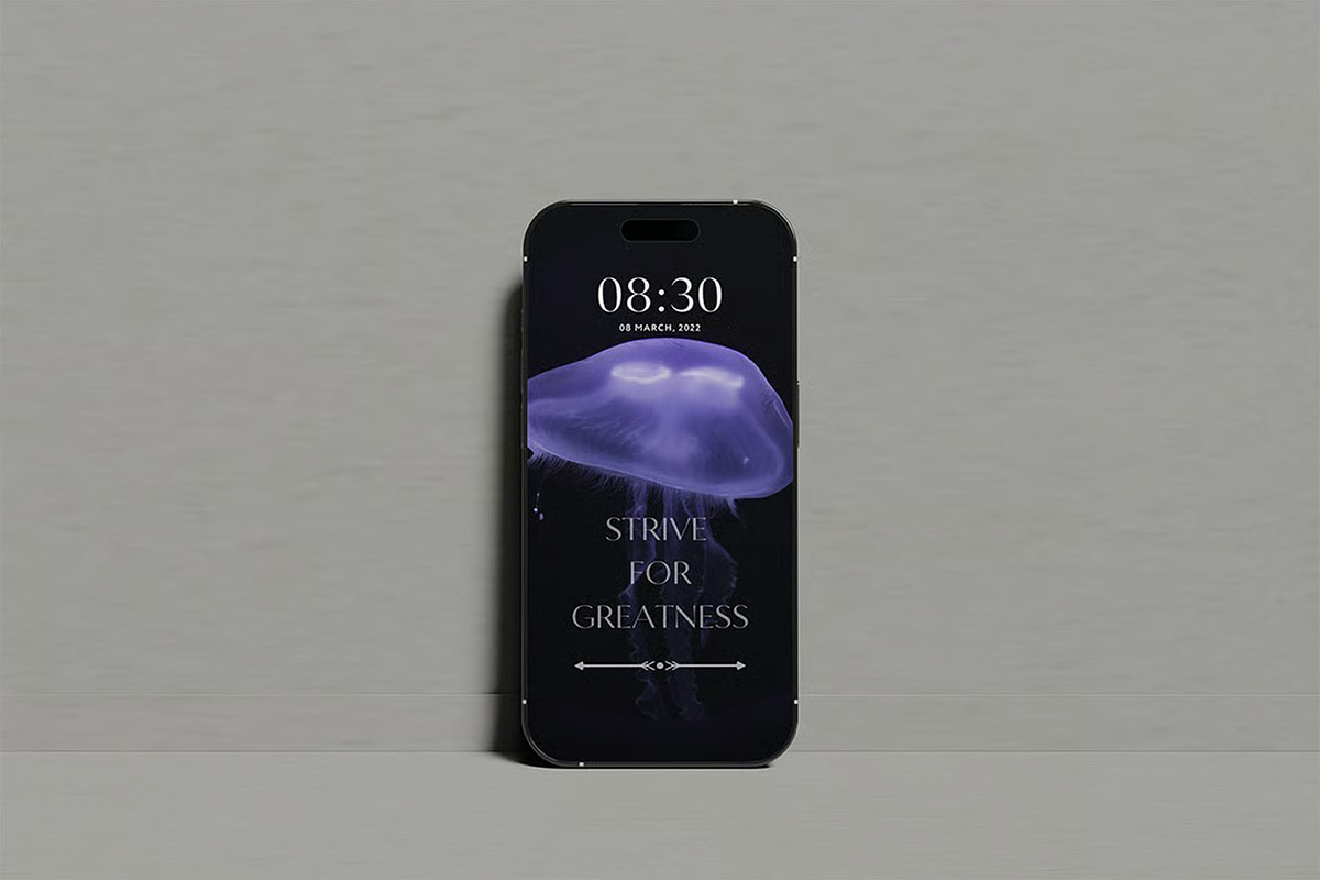 iPhone 15 Pro Mockup, an iPhone Mockup by zpackcreative (Photo 3 of 5)