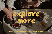 WoolenPlaid Autumn Cozy Playful Sans, a Sans Serif Font by Struvictory.art (Thumbnail 9 of 9)