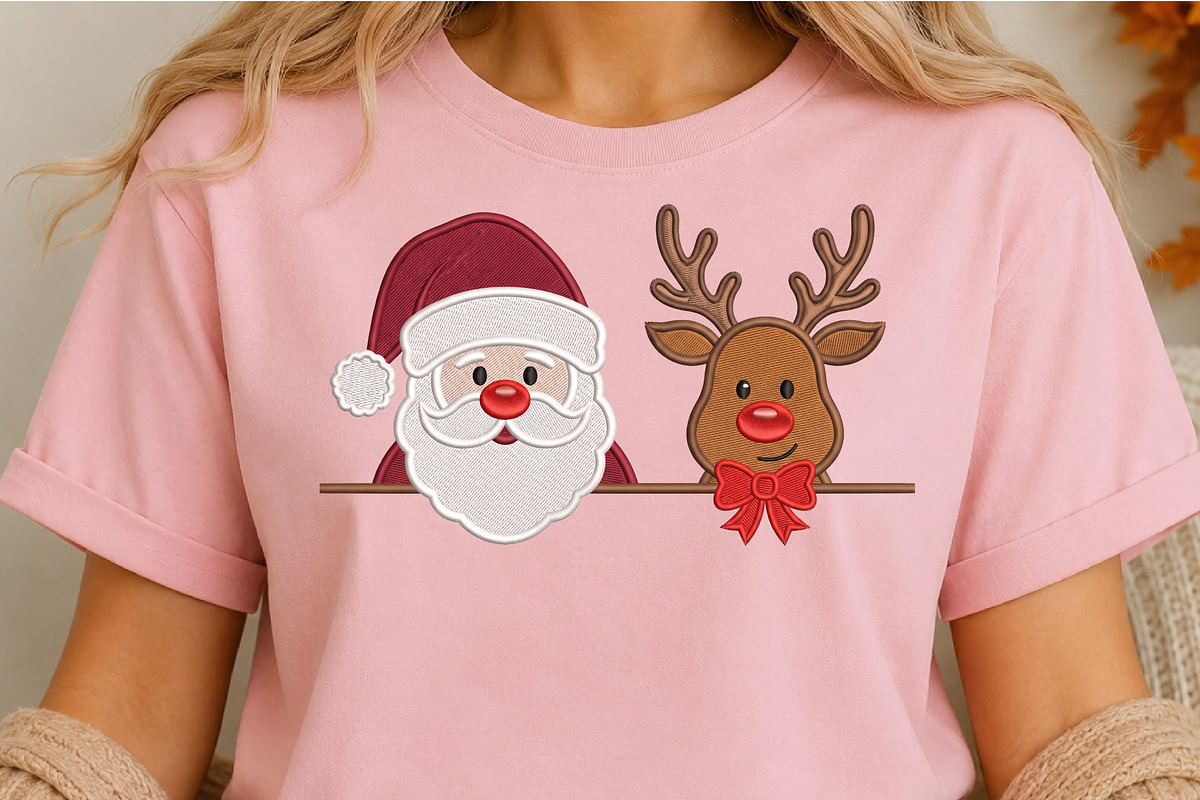 Santa Reindeer Christmas PNG, an Object Illustration by DreamCafeArt (Photo 5 of 6)
