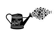Floral Watering Can Design Bundle, an Illustration by Gaye Art (Thumbnail 6 of 31)