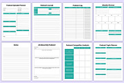 2026 Podcast Journal Canva Kdp, a Stationery Template by Mustafiz (Thumbnail 4 of 5)
