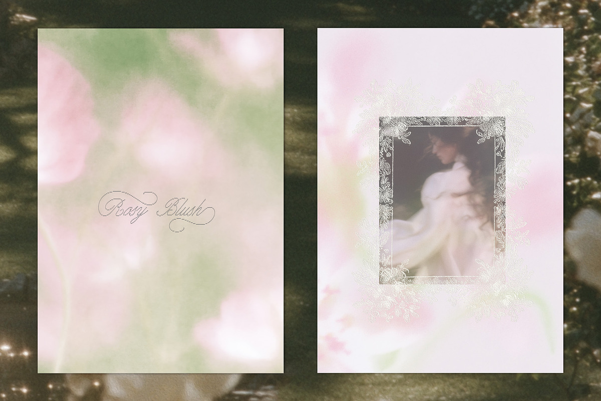 Rosy Blush - Floral Backgrounds, a Texture Graphic by lerinartstudio (Photo 4 of 14)