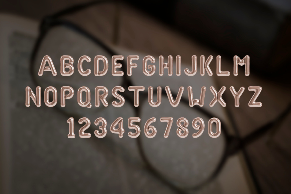 Balloon Typeface preview 2
