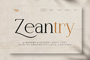 Zeantry a Modern & Elegant Serif, a Serif Font by Lettertype Studio (Thumbnail 10 of 12)
