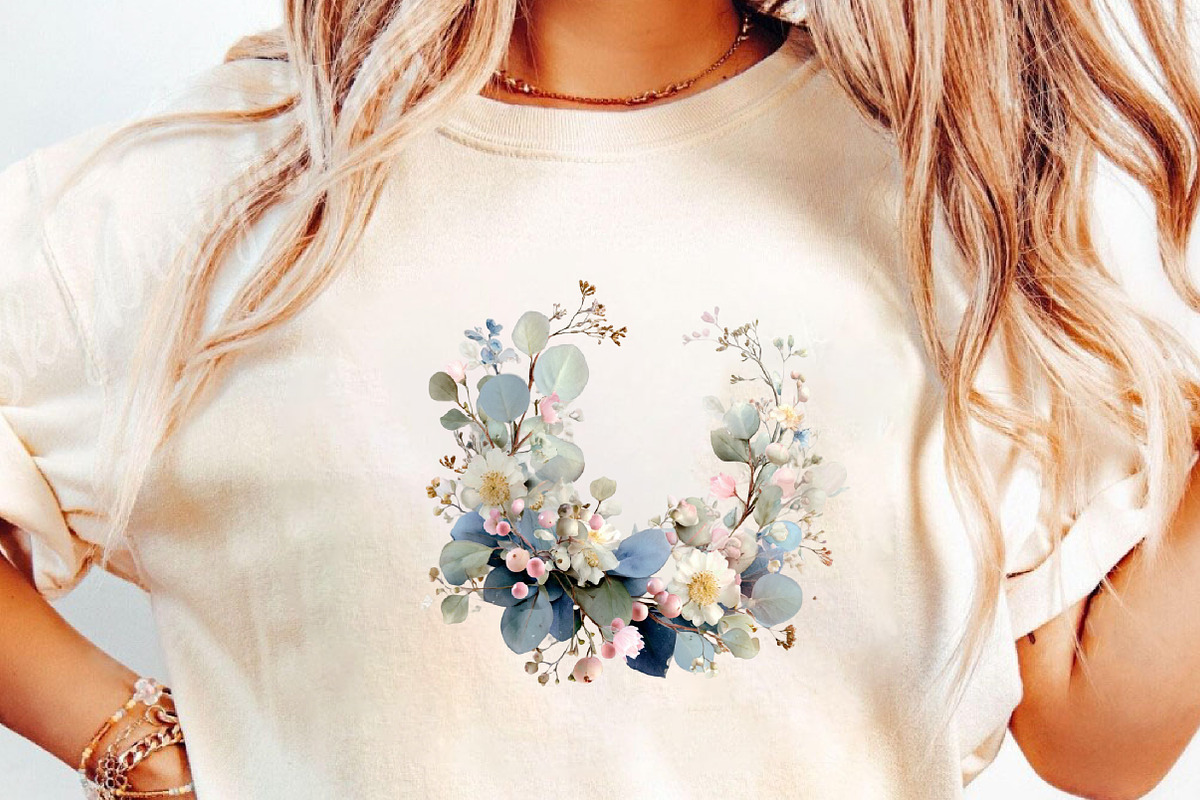 Watercolor Floral Vintage Wreath Set, an Illustration by DreamCafeArt (Photo 5 of 6)