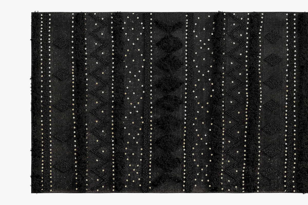 nuLOOM Black Wool Raised Geometric S, a Furniture 3D Model by 3dmitruk (Photo 11 of 17)