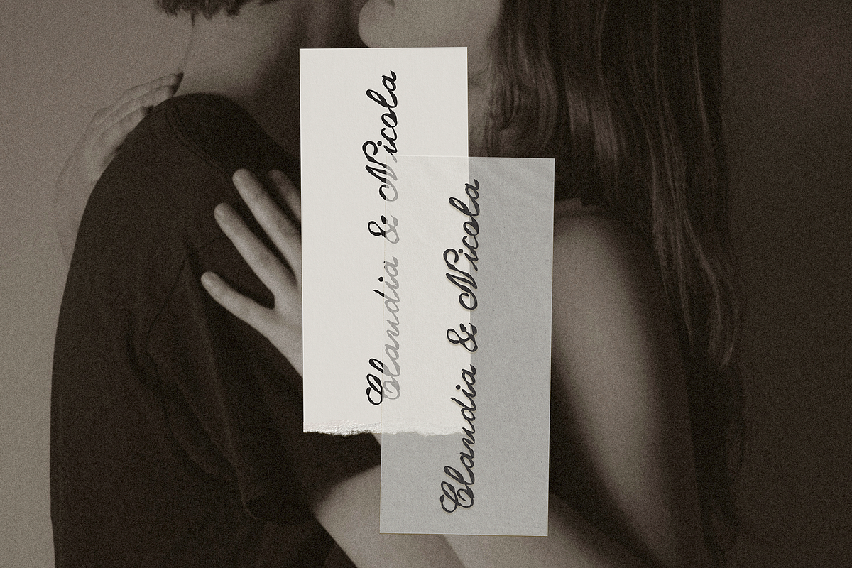 Dear Amore Handwritten Ink Font, a Script Font by Nonceni (Photo 5 of 11)